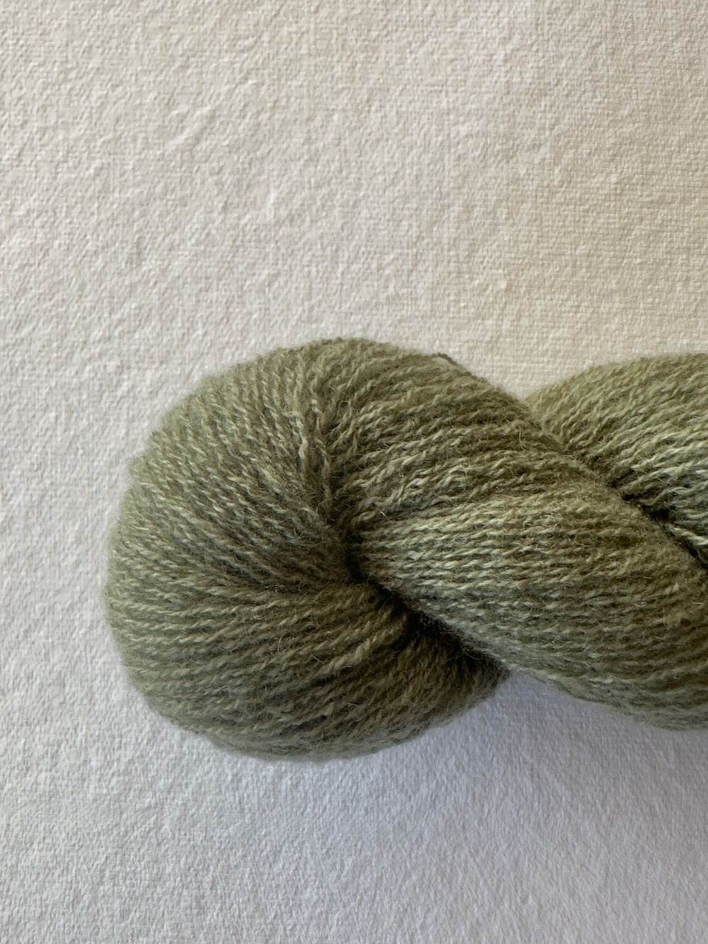 100% Cashmere Yarn, Luxury Lace Weight, Sage Green, Recycled
